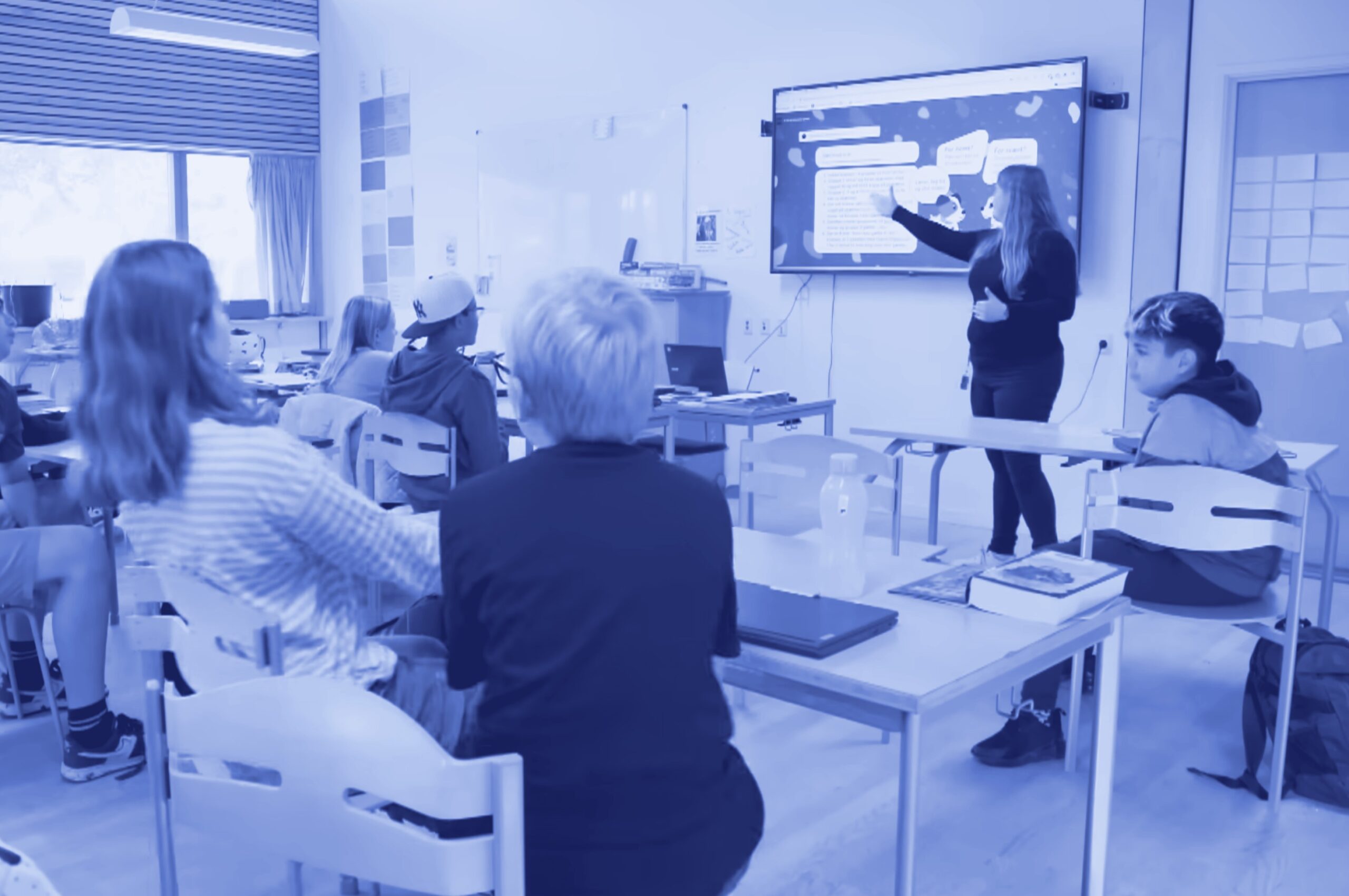 Når en klasse arbejder med WOOF
